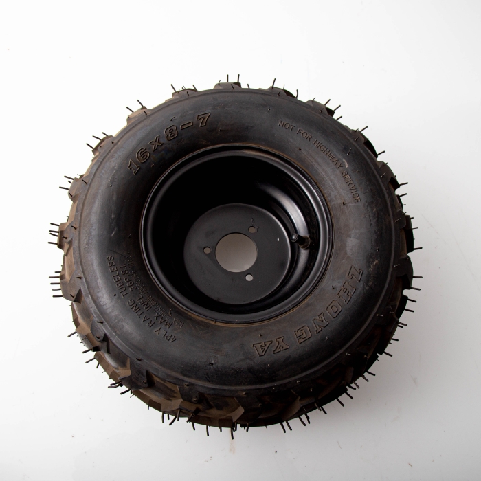 categories Hjul Komplett Bak Vänster Svart 7" Biltcirkel 3/60 ATV från , ATV90