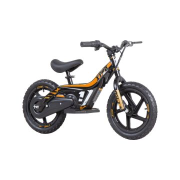 Elektrisk Balanscykel för barn, X-Pro Balance 14" orange, 10 km/h, portabelt batteri, 15 km räckvidd, maxvikt 50kg, justerbar hastighet