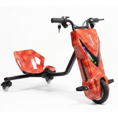 Drift Trike X-Pro Vortex 250W Orange/Guld | LED & Bluetooth