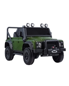 Elbil Barn Land Rover Defender - Grön