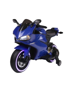 El-motorcykel barn Sport R600 Blå 12V