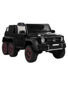 Elbil för barn Mercedes-Benz G63 AMG 12V – fjärrkontroll, 3–5 km/h, maxvikt 30 kg – Svart