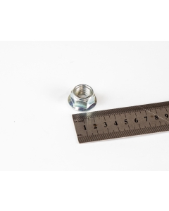 Mutter M16 Med Fläns Silver