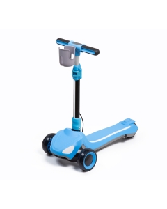 Barn Elsparkcykel X-Pro Nova - 3-hjulig med RGB-ljus Blå