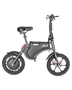 Mattsvart Elcykel från ELO Mobility, Fold 0