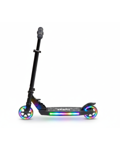 Zebra Sparkcykel för barn med RGB-LED Svart
