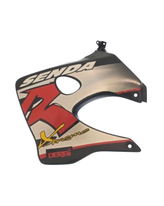 Kylarvinge vänster svart silver R-, Derbi Senda, Gilera RCR SMT