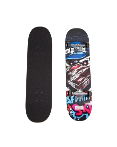 Street Skateboard X-Pro Graffiti Skull Svart