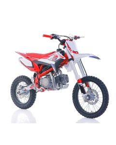Cross Apollo Thunder 125cc 17"/14" Vit/röd