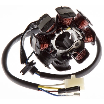spare parts type Tändplatta Stator GY6 (Halvvåg) LPI - GT1.Sprint.Classic.Retro.S3.Vintage  Baotian/BTM/TMS/Viarelli Moped från , Classic, Forza, GT1, Retro, S3, Sprint, Vetus