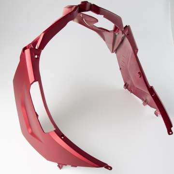 Kåpa Monztro mattröd front nedre (utan dekaler)