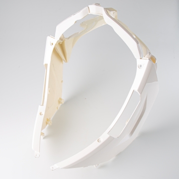 Kåpa Monzro vit front nedre (utan dekaler)