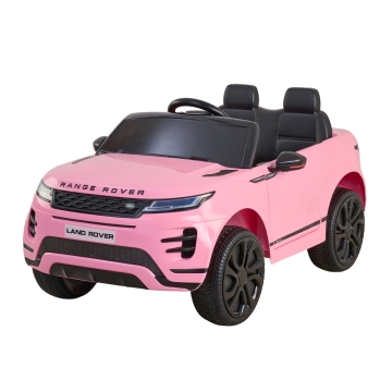 Elbil för barn Range Rover Evoque 12V – fjärrkontroll, 3–5 km/h, maxvikt 30 kg – Rosa