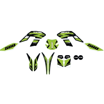 Dekal Powerfly Grön