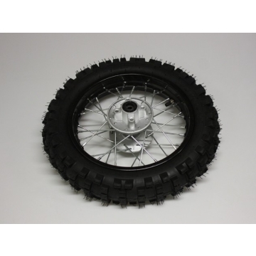 spare parts type Hjul Bak 12" Svart Komplett Med Däck 12mm Axel  - 125cc Pro Dirtbike från ,