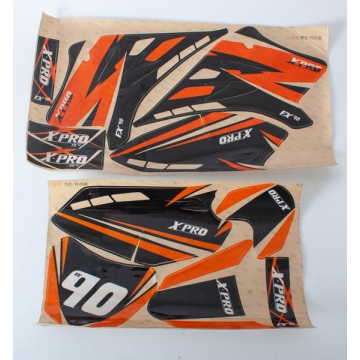 categories  Dekalkit Orange X-Pro FX Dirtbike 90cc Dirtbike från , 131