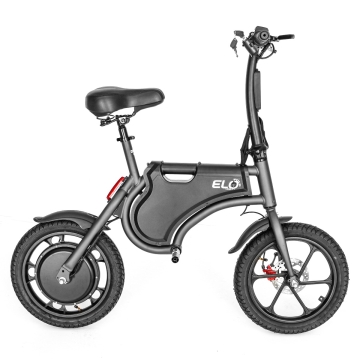 Mattsvart Elcykel från ELO Mobility, Fold 0
