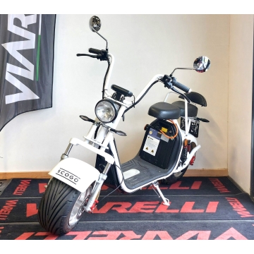 OUTLET  Elmoped Scogo C2 Plus 2000W Klass 1 Vit
