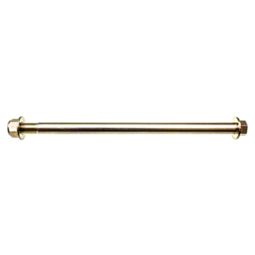 Bakaxel swingaxel 225 mm med flänslåsmutter-, Derbi Senda, Gilera RCR SMT