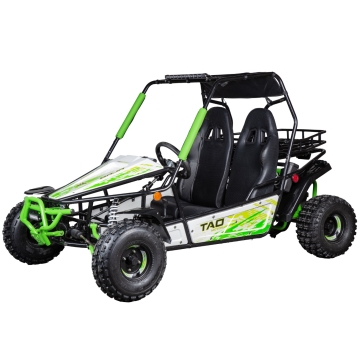 X-Pro Crosskart 200 Svart/Grön - 60 km/h, fullfjädrad, CVT automat, LED-ljus