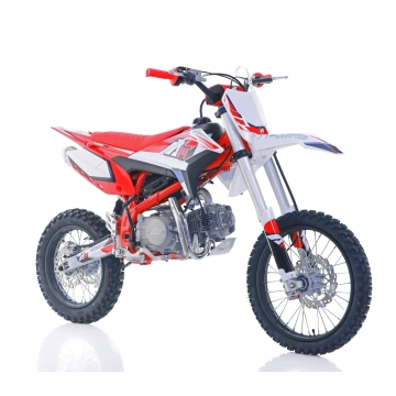 Cross Apollo Thunder 125cc 17"/14" Vit/röd