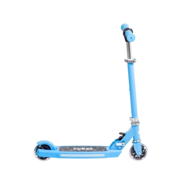 Zebra Sparkcykel för barn med RGB-LED Blå 