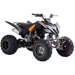 Svart ATV med orange accent, Agrezza från Viarelli 1