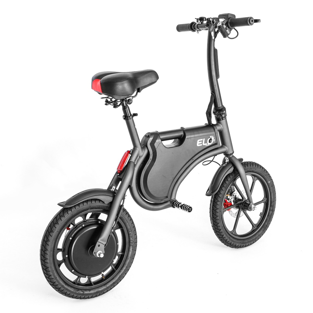 Elscooter ELO Mobility Fold 450W 16 tum Ihopfällbar utan Pedaler 25 km/h
