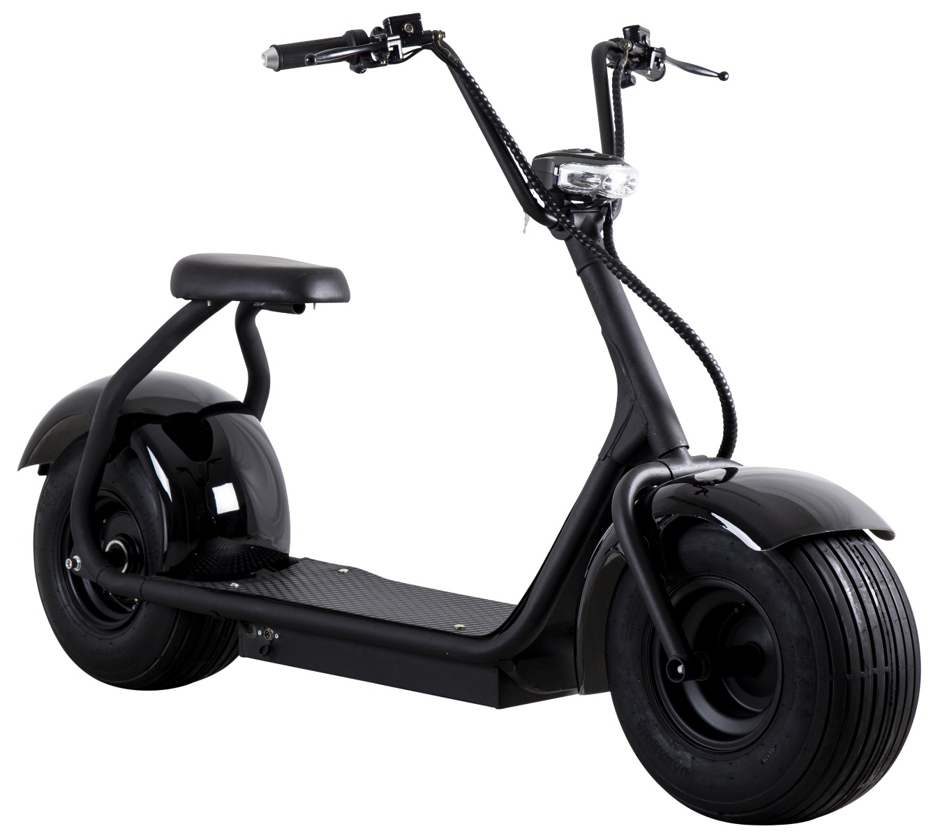 Elscooter fatbike X-Pro Fatboy - 40 km/h, svart - Övriga elscooters, Elscooters, Lekfordon o hobbyfordon, Utelek