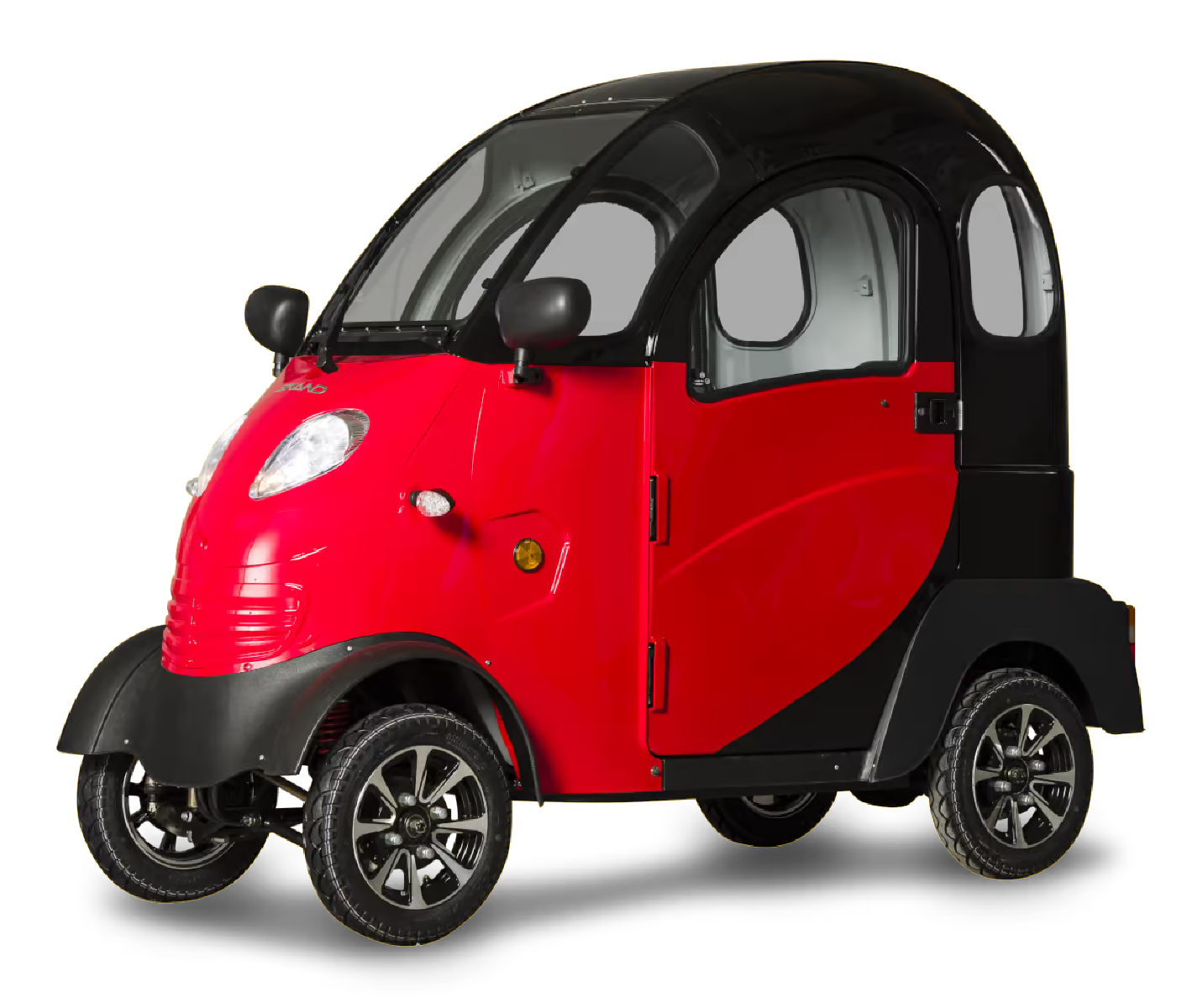 Elmopedbil Skand GoMoto 2.4 Plus – 800W, Räckvidd Upp till 100 km, Maxhastighet 25 km/h, röd