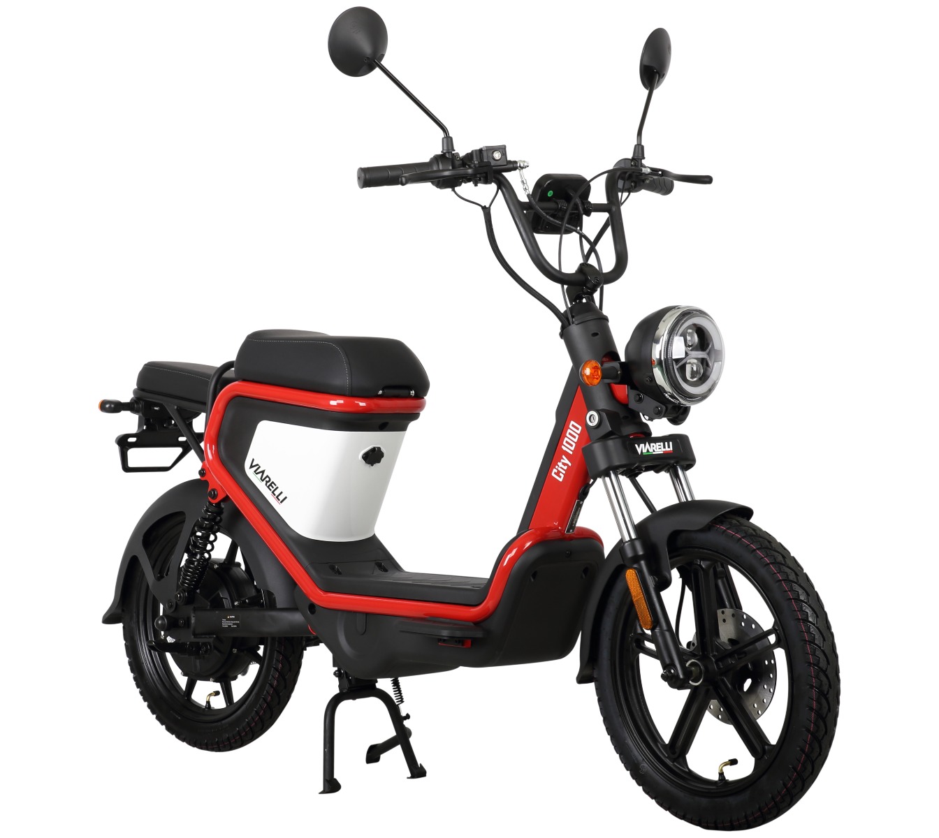 Elmoped Viarelli City 1000, 25 km/h (Euro 5, klass 2), Röd/Vit