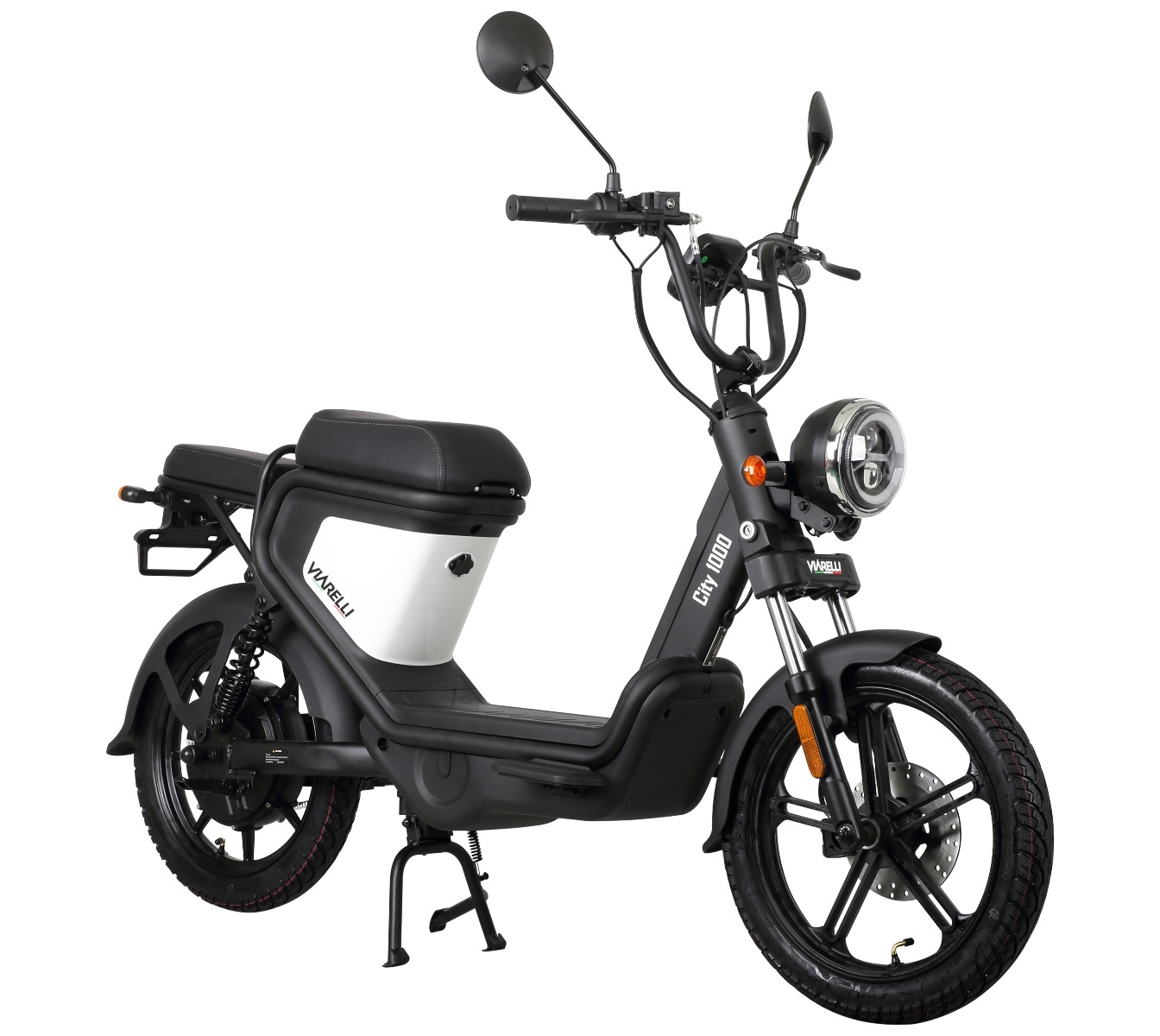 Elmoped Viarelli City 1000, 25 km/h (Euro 5, klass 2), Svart/Vit