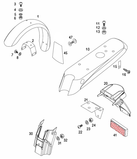 F08: Mudguards