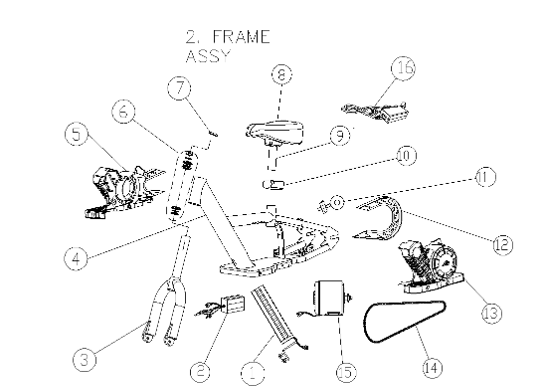E 01: Ram, Chassi, Motor, Batteri