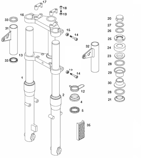 F10: Front fork