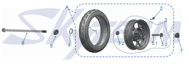 F17: Rear wheel main product photo