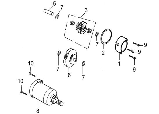 E06: Startmotor