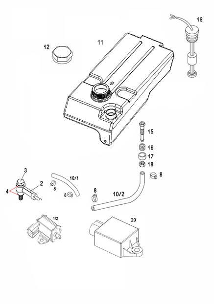 F06: Oil pump, Oil tank