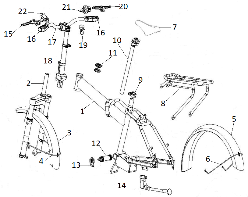 F01: Ram / Styre / Skärmar